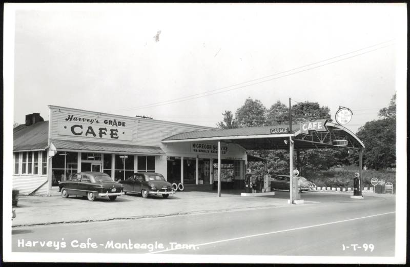Harvey's Cafe and McGregor Service Gas Station