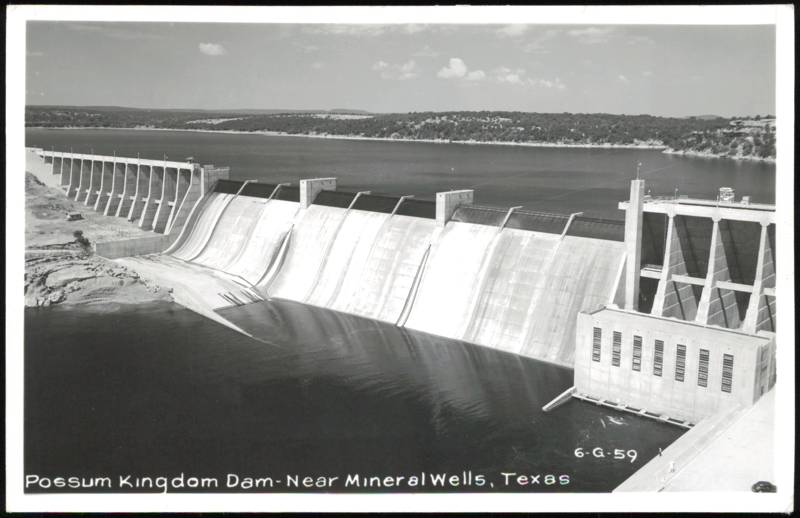 Possum Kingdom Dam Near Mineral Wells Texas