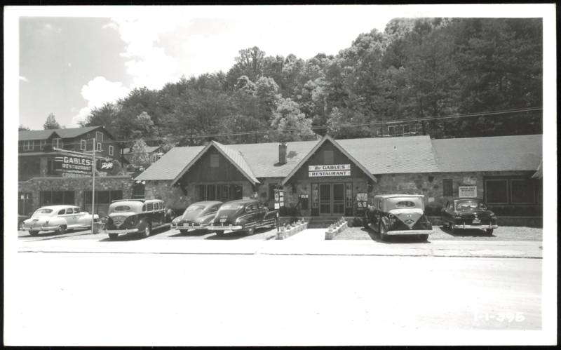The Gables Restaurant with Smoky Mountain Tour Cars