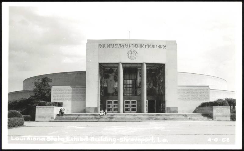 Louisiana State Exhibit Building Entrance Shreveport