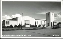Mormon Church in Safford, Arizona Postcard