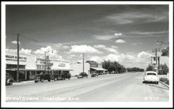 Street Scene in Thatcher, Arizona Postcard