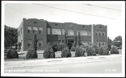 High School Building in Thatcher, Arizona Postcard