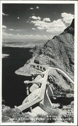 Coolidge Dam and U.S. 70 Highway View Postcard