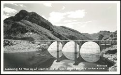 Upstream Side of Coolidge Dam Postcard
