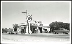 Texaco Station and Curio Shop in Gila Bend, Arizona Postcard