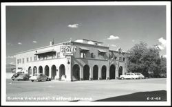 Buena Vista Hotel and Tap Room in Safford, Arizona Postcard