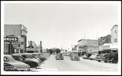 Street Scene in Safford, Arizona Postcard