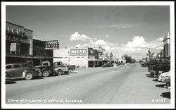 Street Scene in Safford, Arizona Postcard