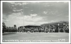 Liberal Arts Building and Library, University of Arizona Postcard
