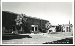 Yavapai Hall and College of Fine Arts, University of Arizona Postcard