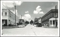 Street Scene in Arcadia, Louisiana Postcard