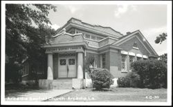 Arcadia Baptist Church in Arcadia, Louisiana Postcard