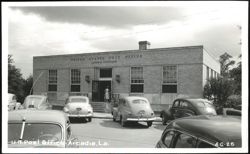 United States Post Office Building in Arcadia, Louisiana Postcard