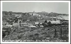 Miami Copper Co. Mine and Smelter Postcard