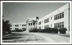 Bullion Plaza School Building in Miami, Arizona Postcard