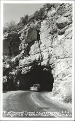 Claypool Tunnel in Queen Creek Canyon Postcard