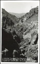Claypool Tunnel in Queen Creek Canyon Postcard