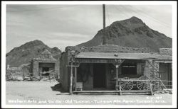 Western Arts and Skills Building at Old Tucson Postcard