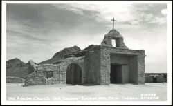 Old Adobe Church in Tucson Mountain Park Postcard