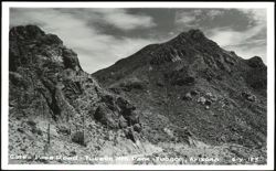 Gates Pass Road in Tucson Mountain Park Postcard