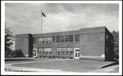 Grammar School Building in Sheffield, Alabama Postcard