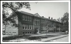 Public School Building in Lawrenceburg, Tennessee Postcard