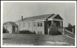 Methodist Church in New Hope, Alabama Postcard