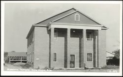 Masonic Temple in New Hope, Alabama Postcard