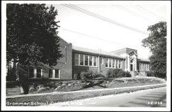 Grammar School Building in Corinth, Mississippi Postcard
