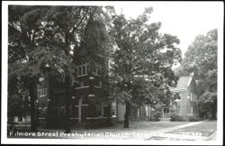 Filmore Street Presbyterian Church in Corinth Postcard