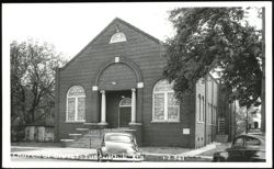 Church of Christ Building in Tuscumbia, Alabama Postcard