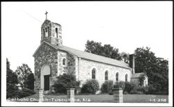 Catholic Church in Tuscumbia, Alabama Postcard