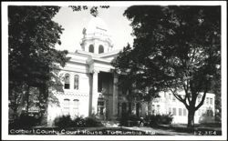 Colbert County Courthouse in Tuscumbia, Alabama Postcard