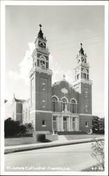 St. John's Cathedral in Franklin, Louisiana Postcard