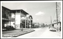 Main Street View in Franklin, Louisiana Postcard