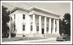 United States Post Office Building in Franklin Postcard