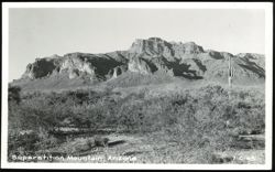 Superstition Mountain Landscape in Arizona Postcard