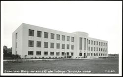 Science Building at Arizona State College in Tempe Postcard