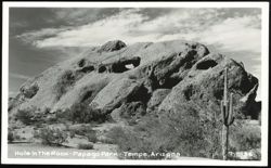 Hole in the Rock Formation at Papago Park Postcard
