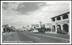 Street Scene in Tempe, Arizona Postcard