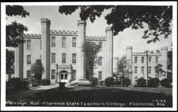 Weslyn Hall at Florence State Teachers College Alabama Postcard