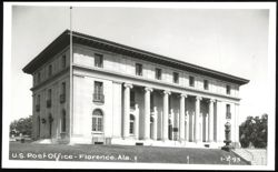 U.S. Post Office Building in Florence, Alabama Postcard