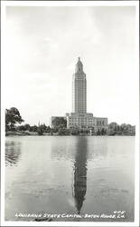 Louisiana State Capitol Building in Baton Rouge Postcard