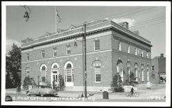 U.S. Post Office Building in Harrodsburg, Kentucky Postcard