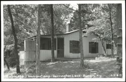 Tweedle Hall Cabin at S.J. Herron Camp, Herrington Lake Postcard
