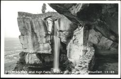 Lovers Leap and High Falls at Rock City Postcard