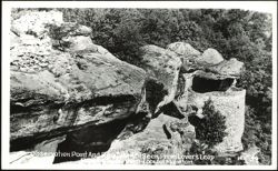 Observation Point and Rainbow Hall, Lookout Mountain Postcard
