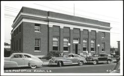 U.S. Post Office Building in Minden, Louisiana Postcard