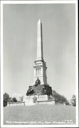 Mississippi State Monument at Vicksburg National Park Postcard